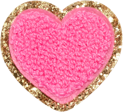 PATCH HEART GLITTER