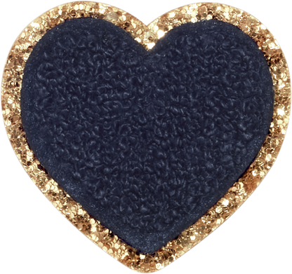 PATCH HEART GLITTER