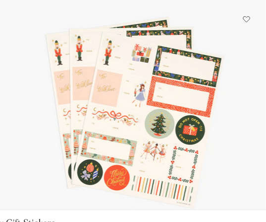 Holiday Gift Stickers