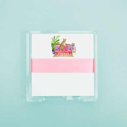 DESK SET NOTECARDS SQUARE