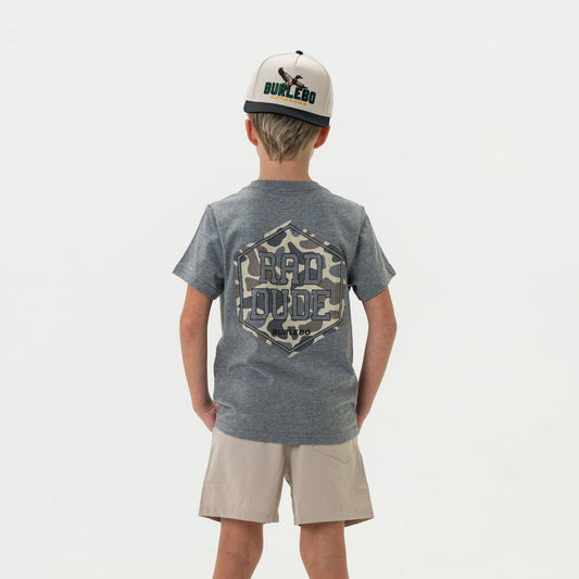BURLEBO TEE YOUTH Short Sleeve GRAPHIC | Grey