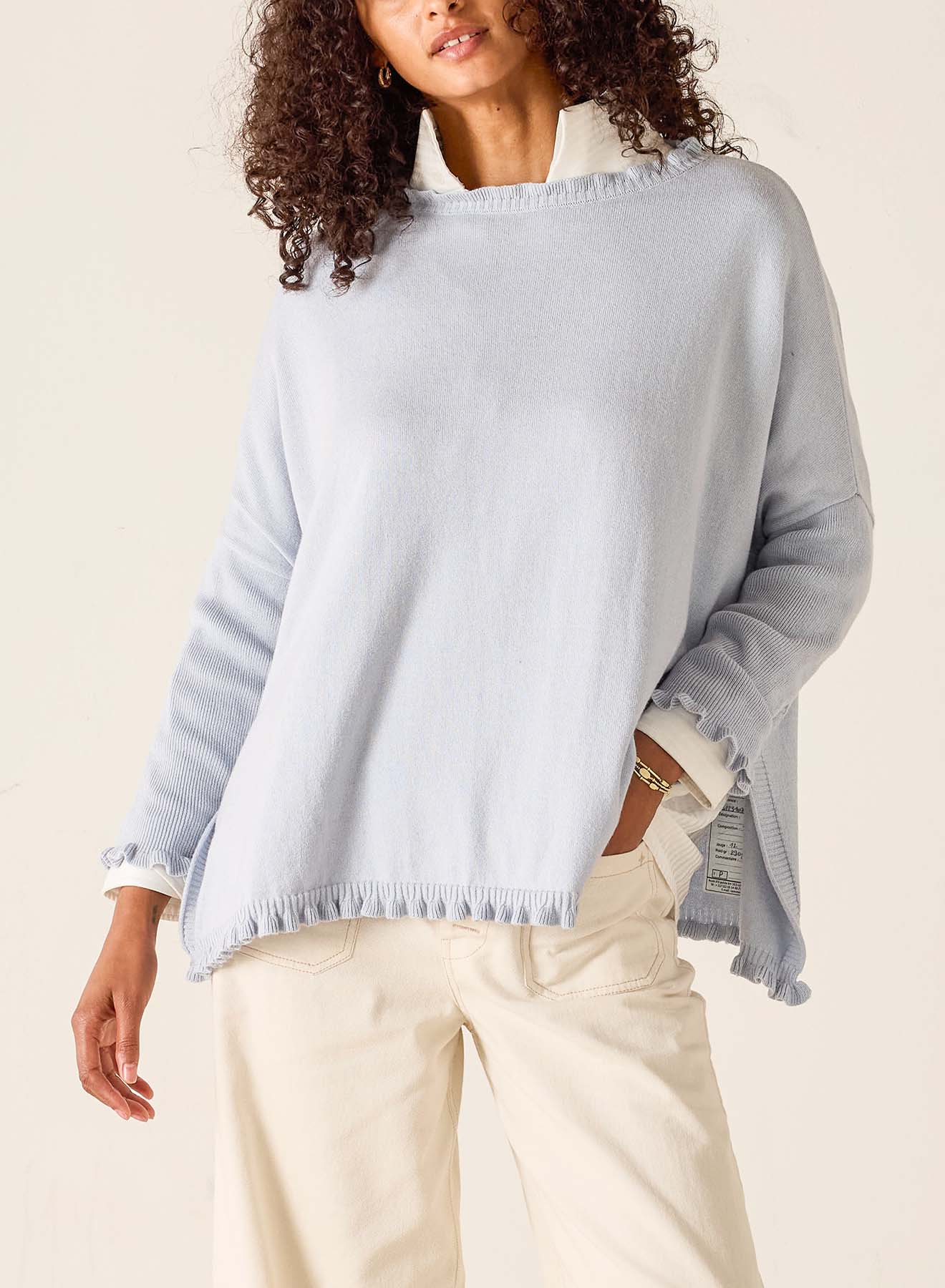 Sweater Catalina Cotton Ruffle