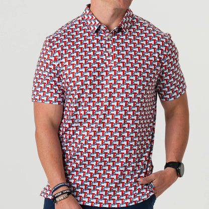 BURLEBO POLO PERFORMANCE OUTDOOR SHIRT |Multiple Colors