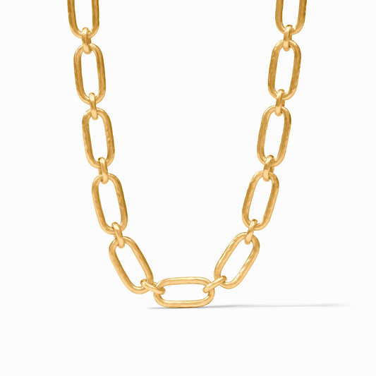 Julie Vos  Sahara Demi Link Necklace Gold OS