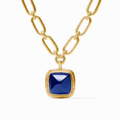 blue sapphire statement necklace