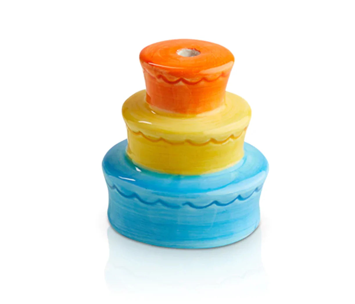 BIRTHDAY CAKE CANDLE HOLDER BEST EVER DECO MINI