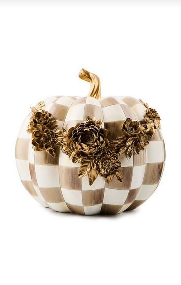 FLORAL GARLAND PUMPKIN (2 styles)