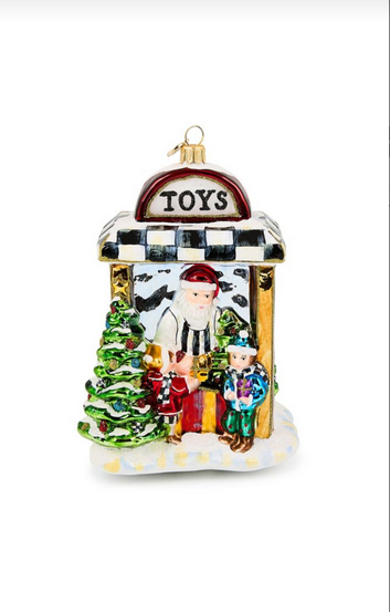 Ornament Santa's Toy Store