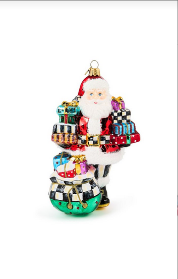 Ornament Santa with Gifts