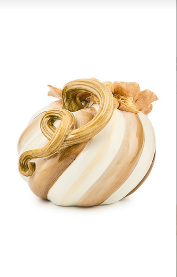 SWIRL TWISTED STEM PUMPKIN