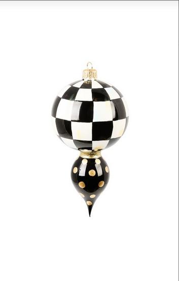 Ornament Courtly Noel Drop Glass