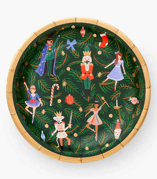 Nutcracker Paper Plates Set of 10