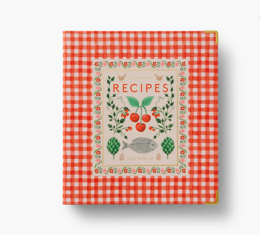 Rifle Paper Recipe Binder
