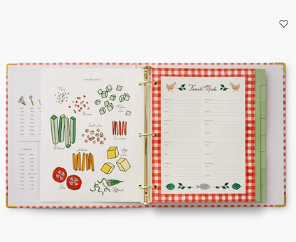 Rifle Paper Recipe Binder