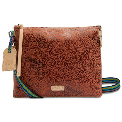 brown leather crossbody 