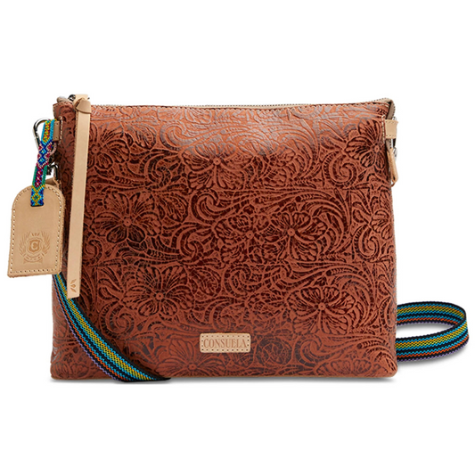 brown leather crossbody 