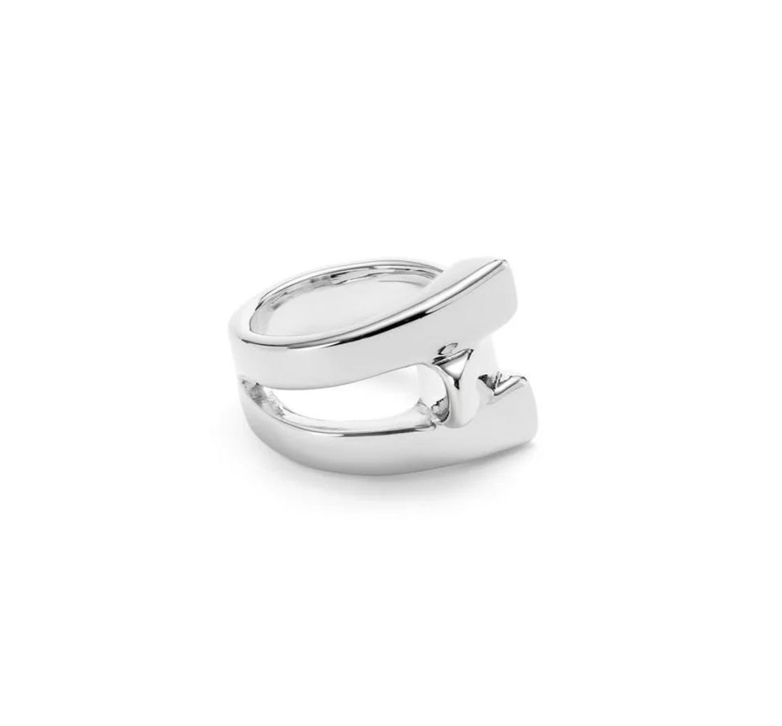 silver bar ring 