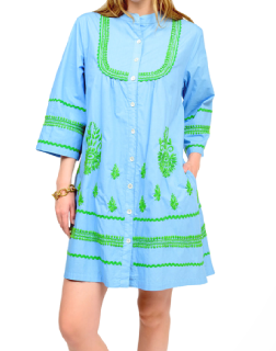 Ivy Jane Dress Medallion Embroidered Uncle Frank