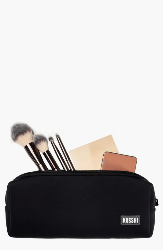 black makeup pouch 