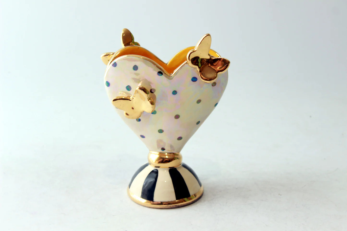 Vase Heart Studded