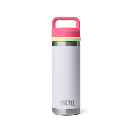 Yeti Rambler Water Bottle Mist / Pink / Grasshopper WITH COLOR-BLOCKED CHUG CAP