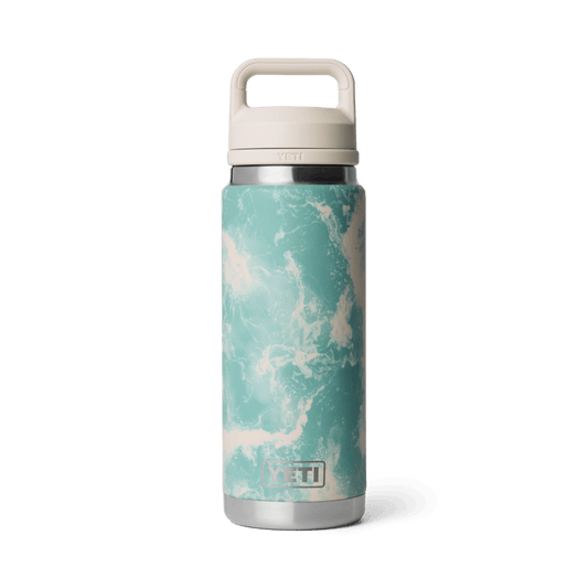 Yeti Rambler Water Bottle Sea View WITH COLOR-MATCHED CHUG CAP
