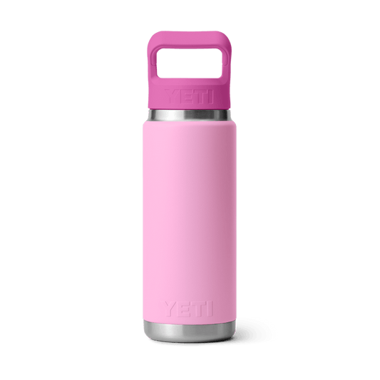 Yeti  Rambler 26oz Water Bottle Power Pink / Wildflower WITH COLOR-BLOCKED STRAW CAP