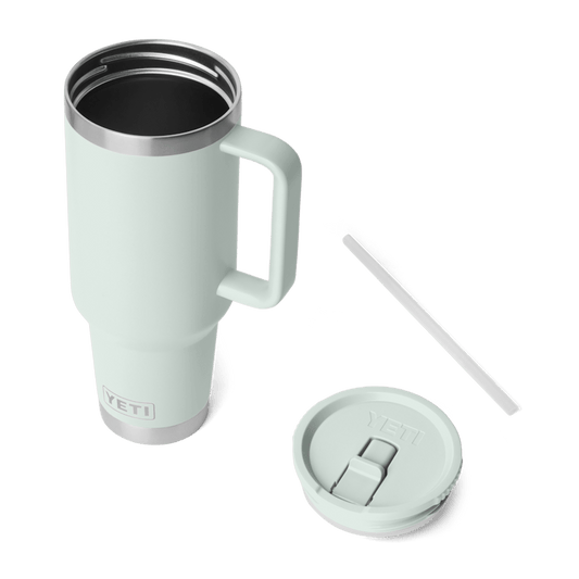 Yeti Rambler 40oz Travel Straw Mug WITH COLOR-MATCHED STRAW LID