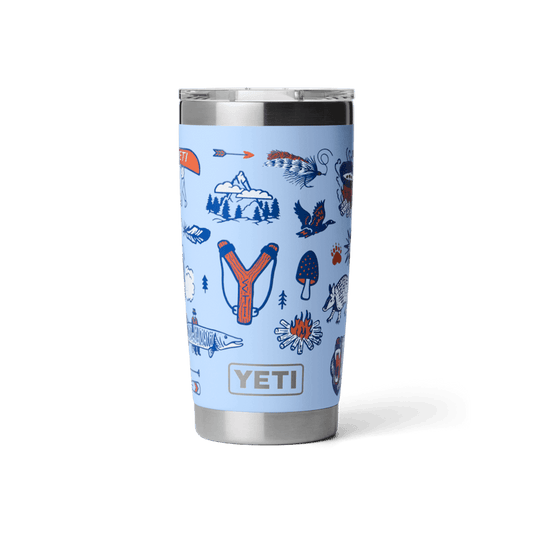 RAMBLER 20OZ TUMBLER Big Sky Summer Camp MAGSLIDER LID