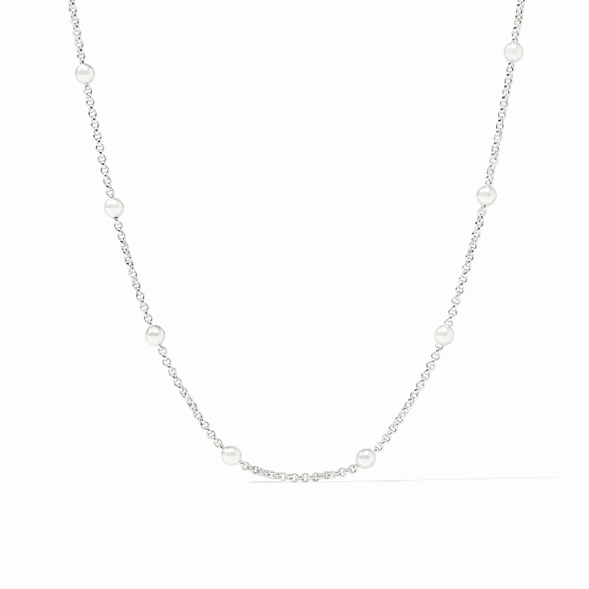 solara delicate necklace silver