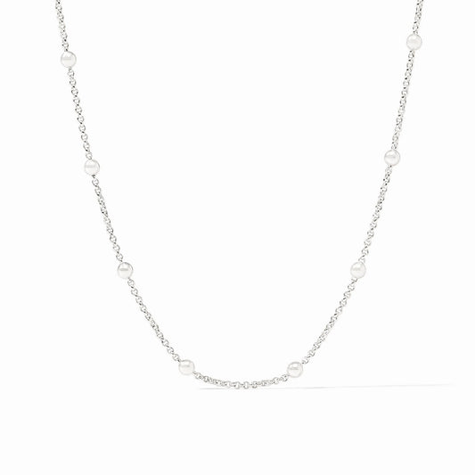 solara delicate necklace silver