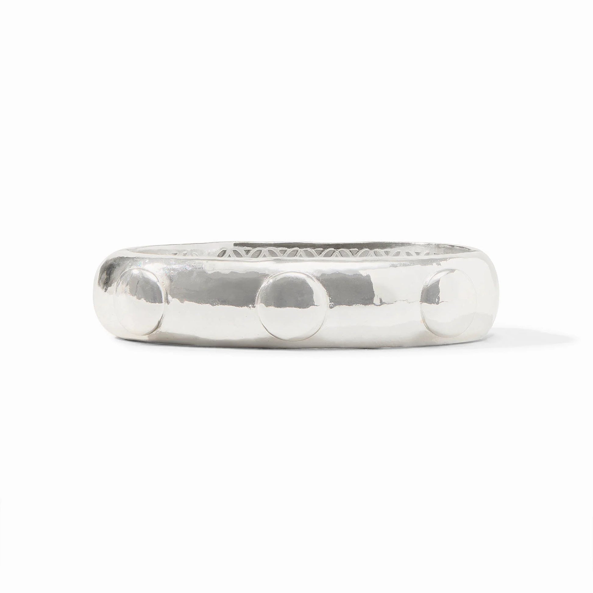Solara Hinge Bangle Silver Julie Vos