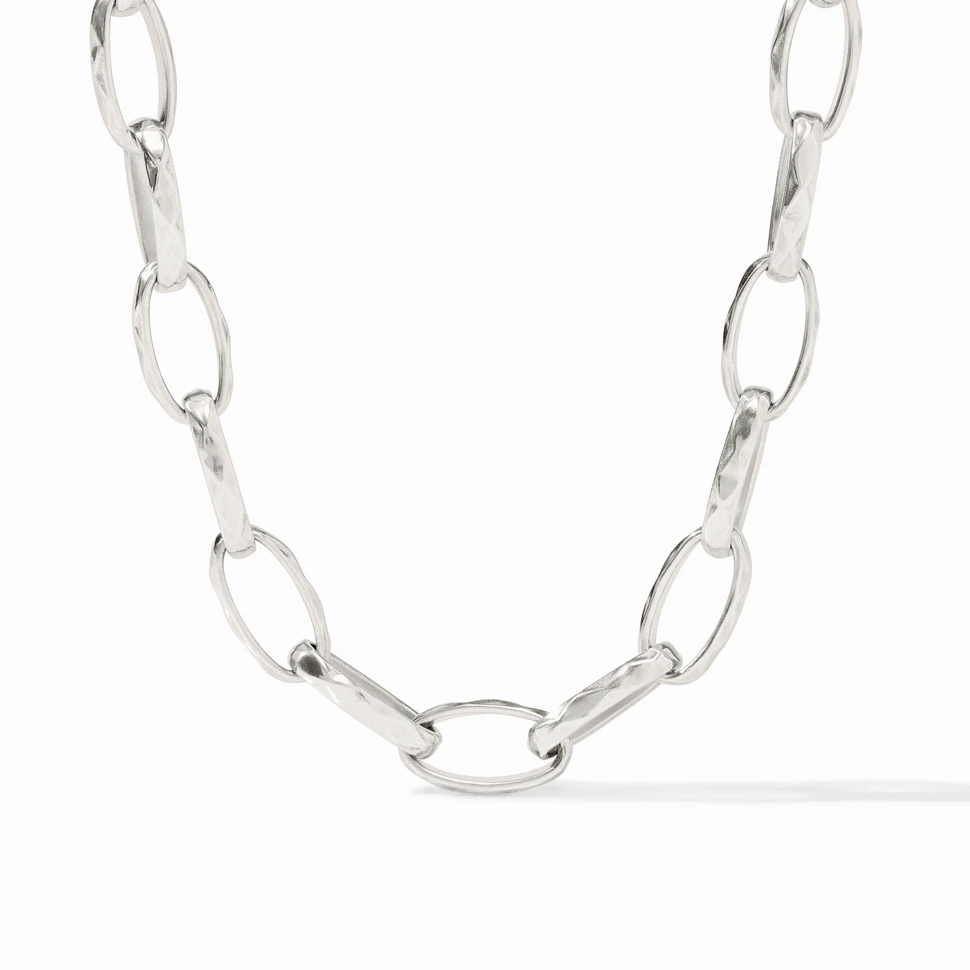 silver solar link necklace Julie Vos 