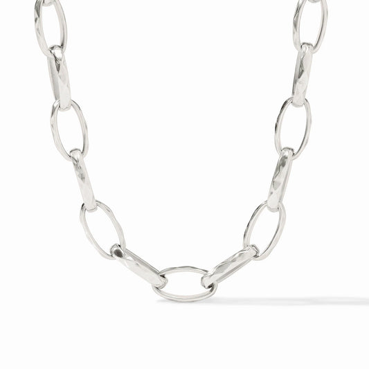 silver solar link necklace Julie Vos 