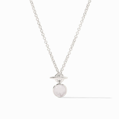 Solara Solitaire Necklace (Gold & Silver)