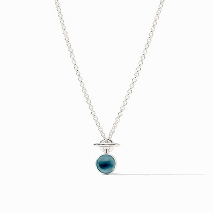 Solara Solitaire Necklace (Gold & Silver)