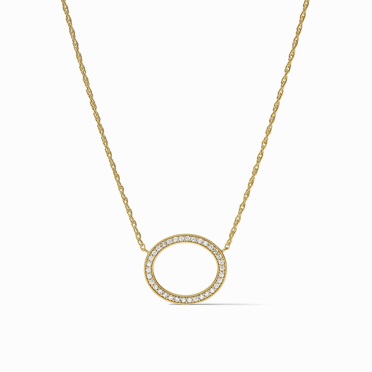 Julie Vos Stardust Delicate Necklace Cubic Zirconia Gold OS