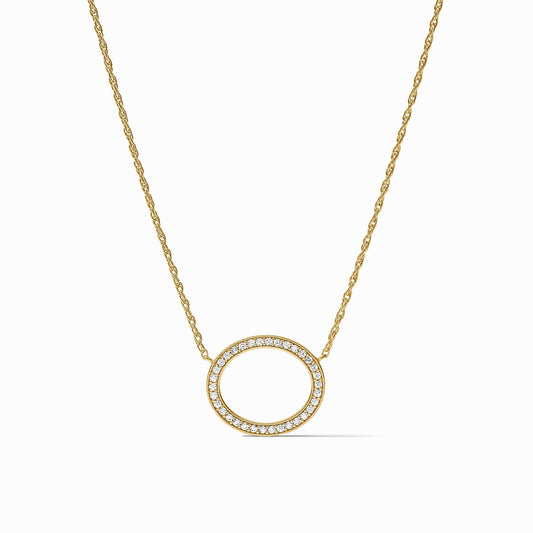 Julie Vos Stardust Delicate Necklace Cubic Zirconia Gold OS