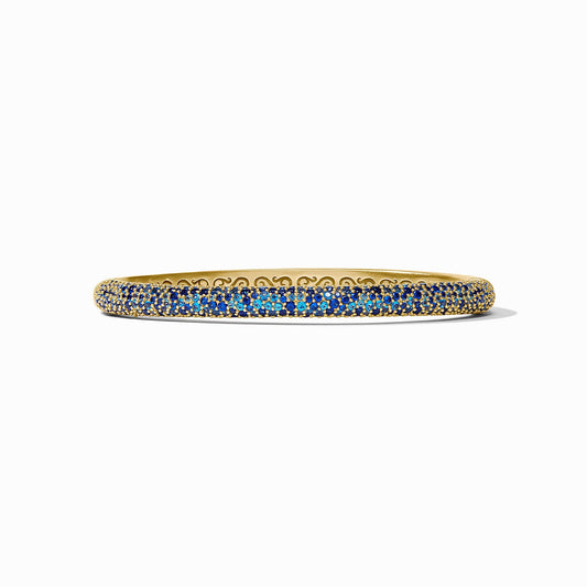 Stardust Hinge Bangle Sapphire Blue Gold OS