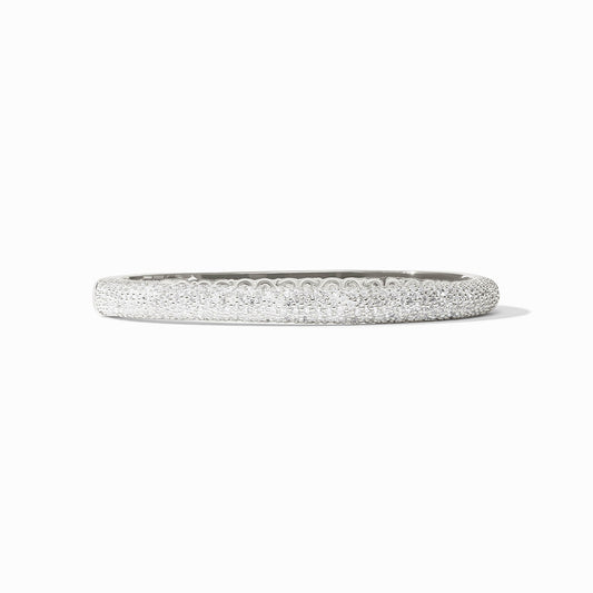 Stardust Hinge Bangle Cubic Zirconia Silver OS
