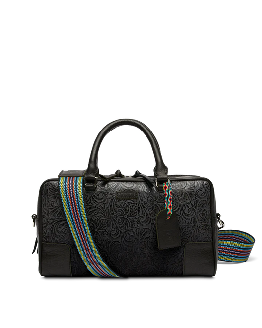 CON SATCHEL-3439BLCKOS : STEELY