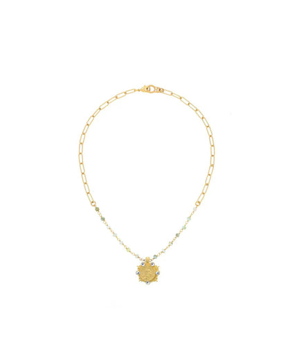 opal and gold necklace 