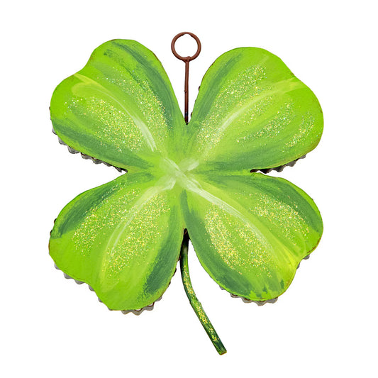 Round Top Charm Four-Leaf Clover