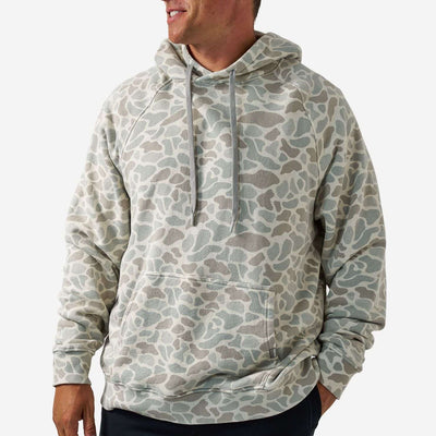 BURLEBO Hoodie Vintage Washed - Classic Deer Camo