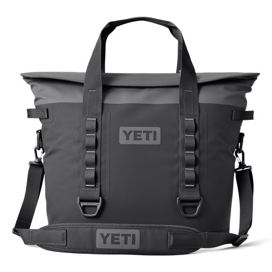 Yeti Hopper M30 soft cooler in charcoal 