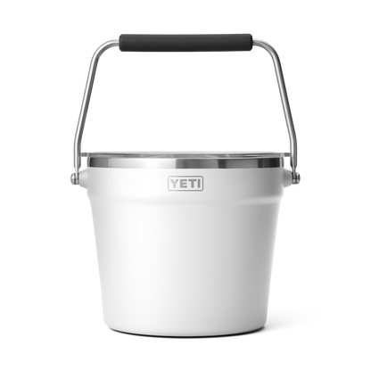 white yeti beverage bucket