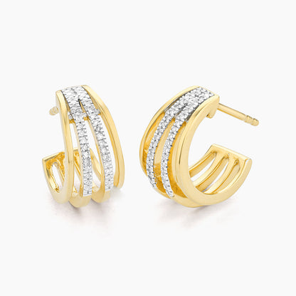 Earrings Wrap Around Huggie Waterproof