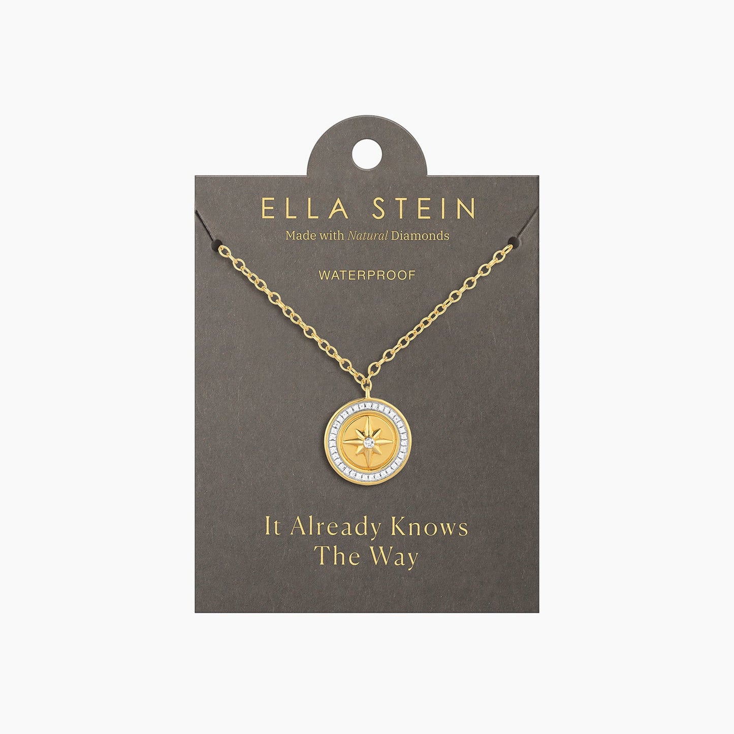 Necklace Your Own Path Compass Pendant Waterproof