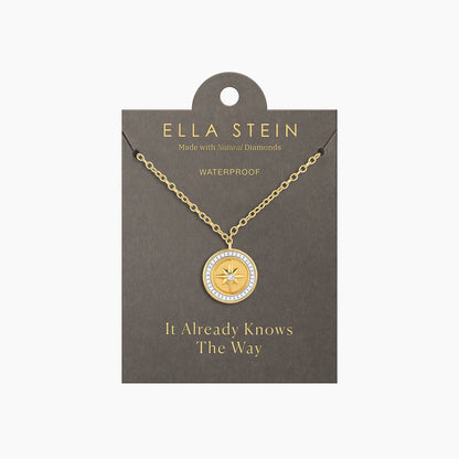 Necklace Your Own Path Compass Pendant Waterproof