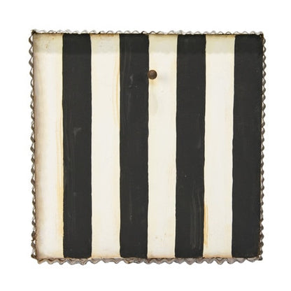 Display Board White Striped